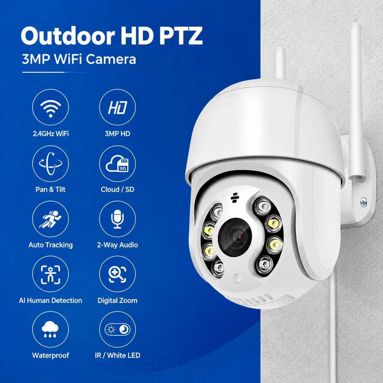 3 mp wifi cctv camera
