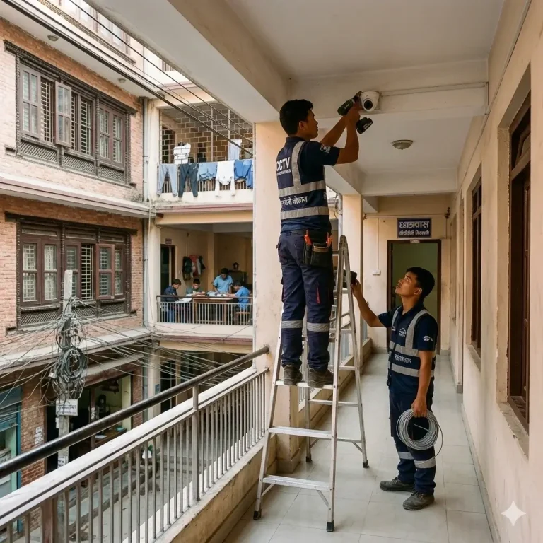 cctv installation hostel