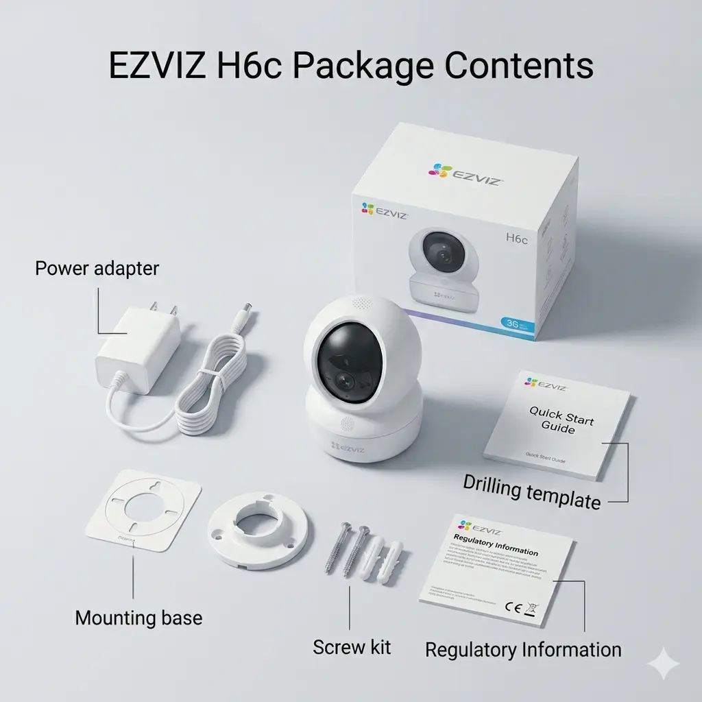 H6c cctv components